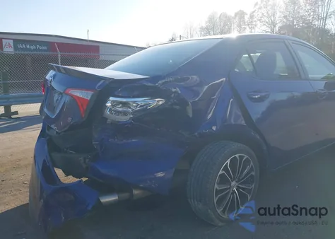2015 Toyota Corolla S Plus from USA, damaged, VIN 2T1BURHE7FC319511